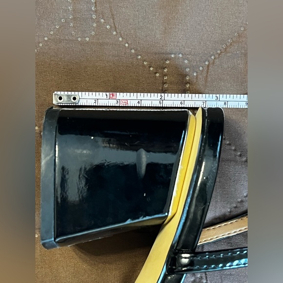 J. Crew Black Patent Leather Block Heels - Picture 7 of 7